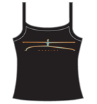 Warrior on black vest